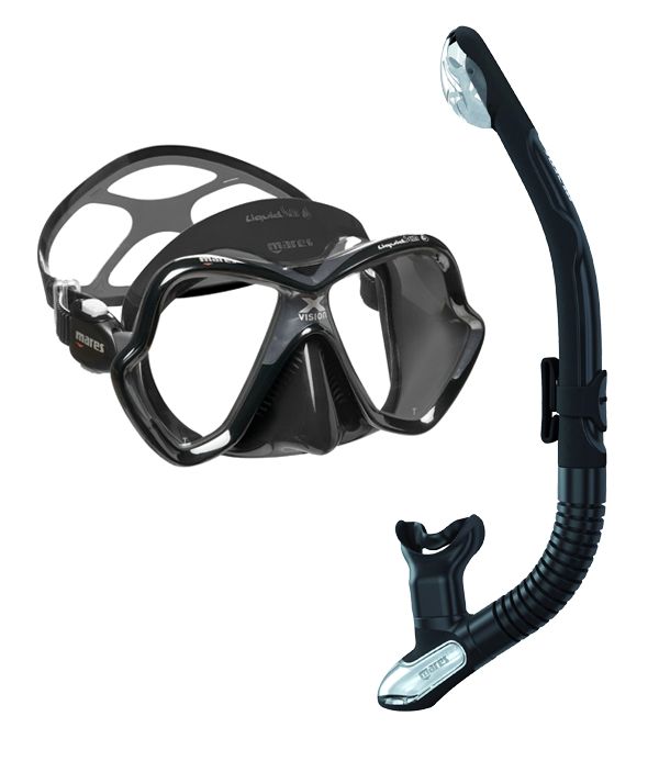 Mares Mask & Snorkelset (X-Vision Ultra + Ergo Dry)