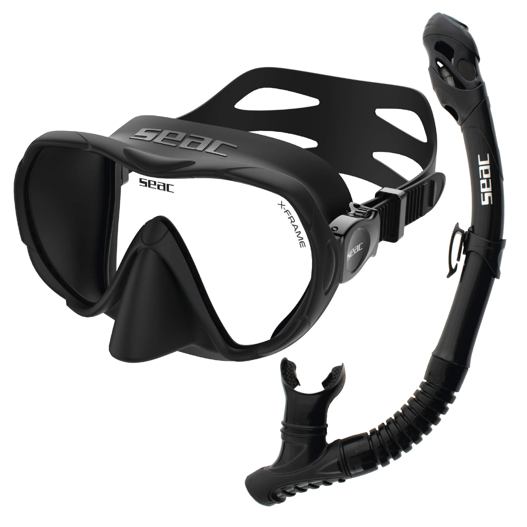 SEAC Mask & Snorkelset (X-Frame + Reverse Dry)