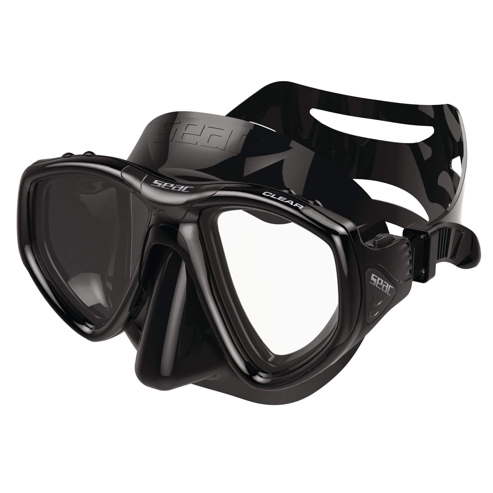 SEAC Mask & Snorkelset (Clear + Reverse Dry)
