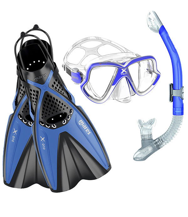 Mares Snorkelpaket (X-One + X-Vision Mid 2.0 + Ergo Dry)