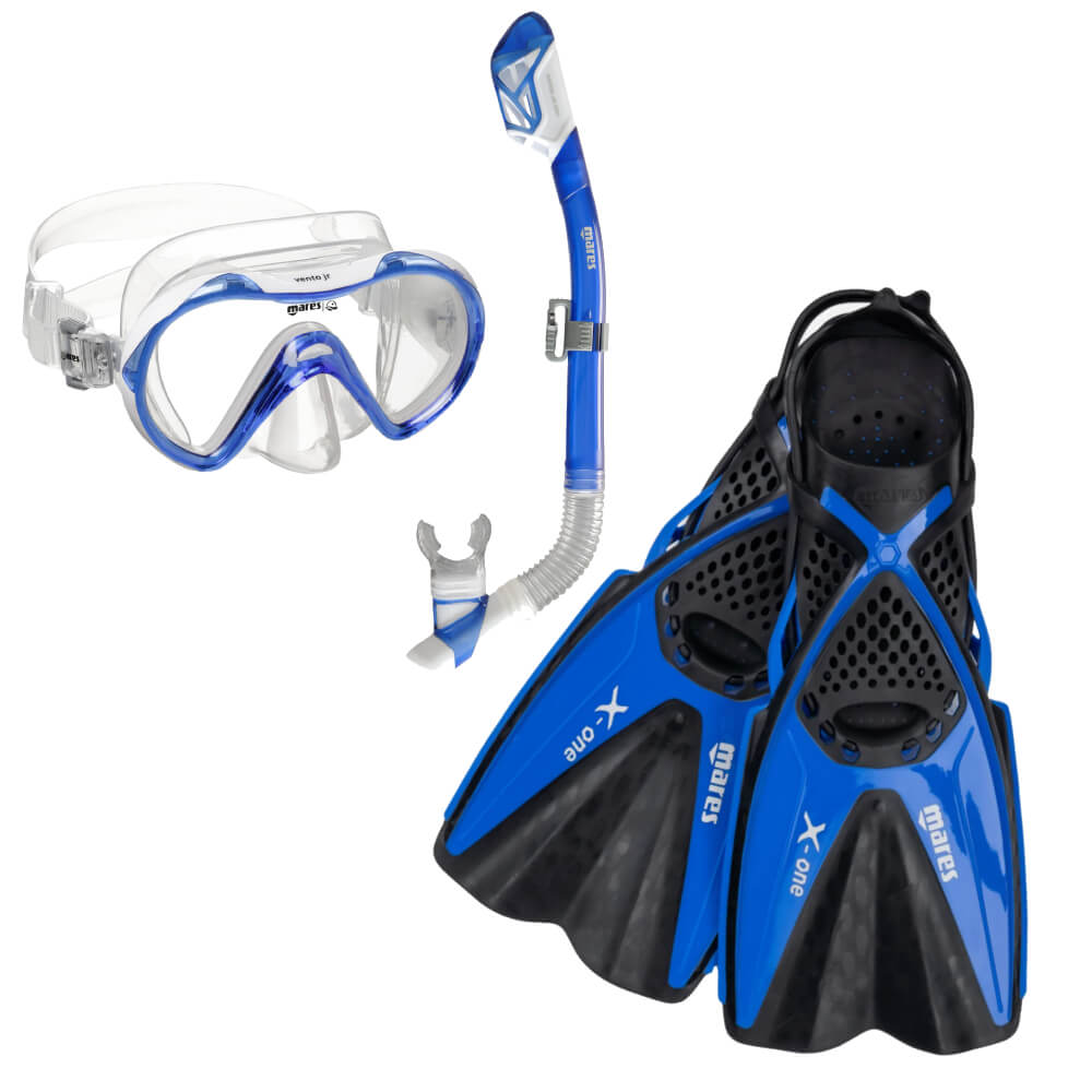 Mares Snorkelpaket (X-One + Vento Dry)