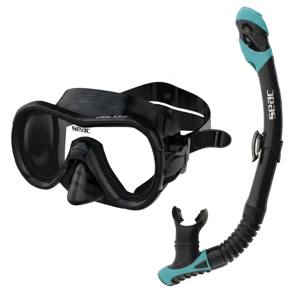 SEAC Mask & Snorkelset (Giglio MD + Reverse Dry)