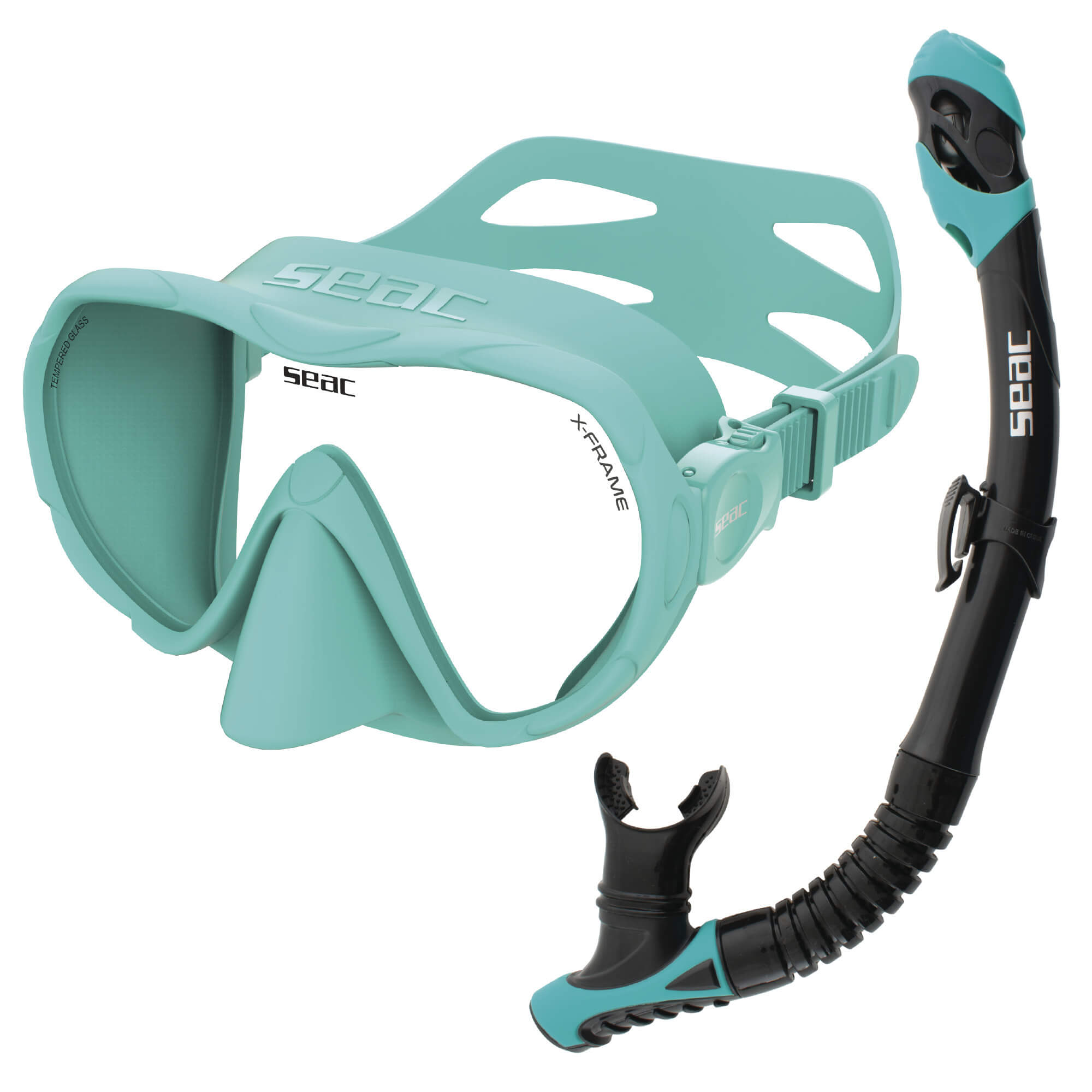 SEAC Mask & Snorkelset (X-Frame + Reverse Dry)